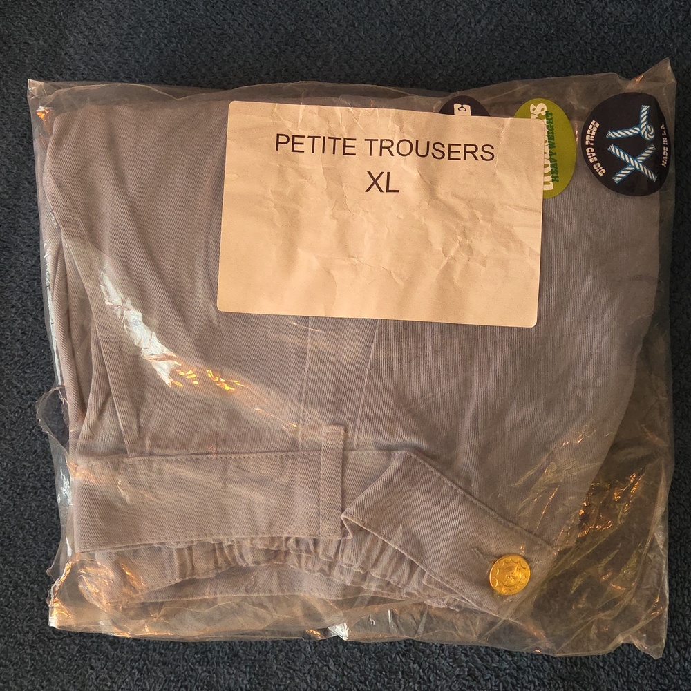 Big Bud Press sz XL Petite Periwinkle Trousers